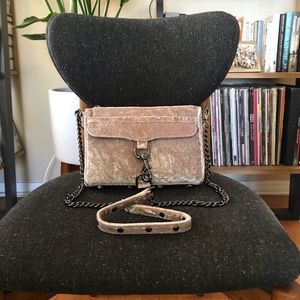 NWT Rebecca Minkoff Velvet Mini Mac Crossbody